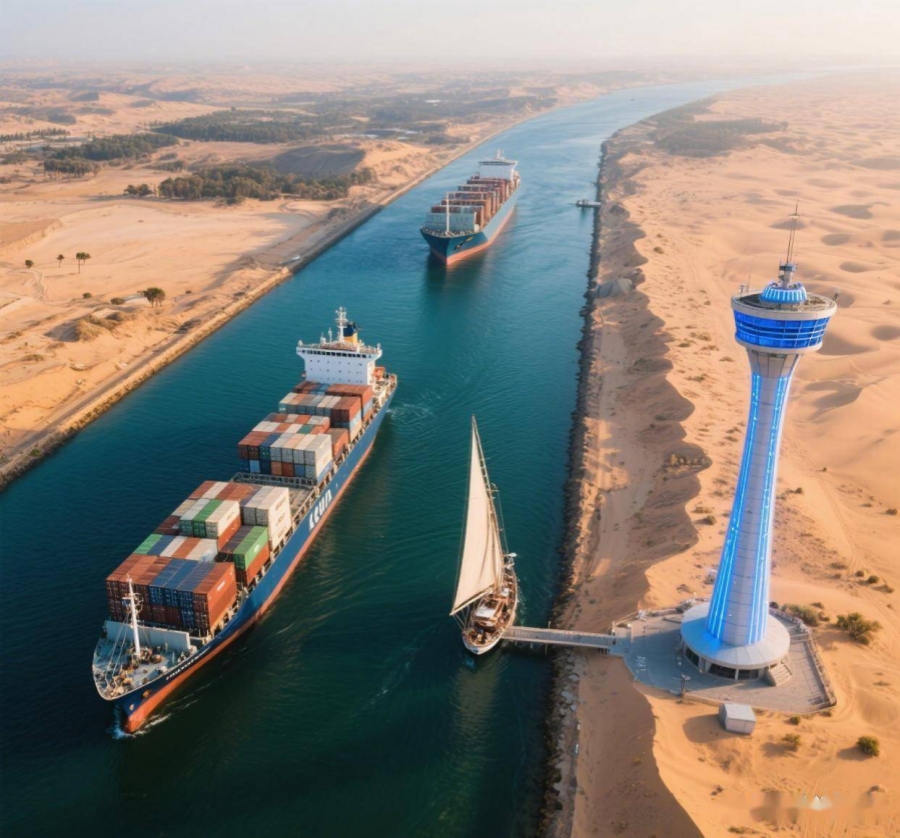 蘇伊士運(yùn)河碼頭（Suez Canal）.jpg